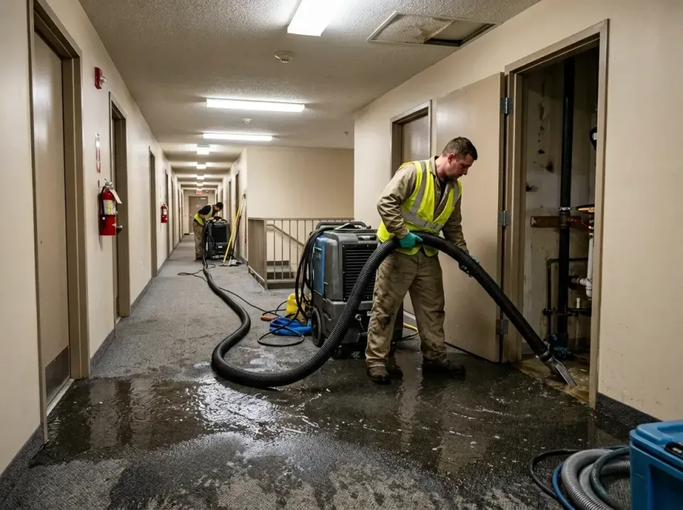 multi-unit-apartment-hallway-f-005 — frequently asked questions, Emergency Burst Pipe Water Extraction & Removal in Bourg, LA